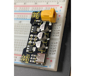 Breadboard Power Supply Module – Dual 3.3V / 5V met USB-C & DC Jack