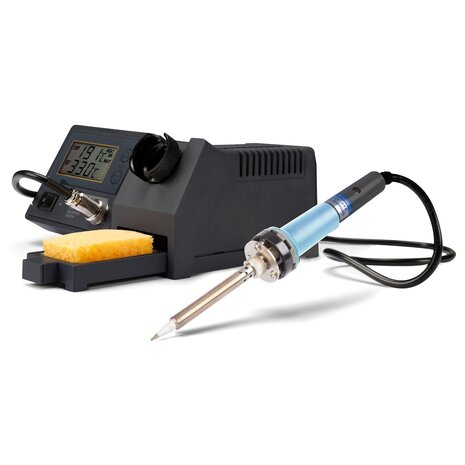 Soldeerstation 48 W met LCD-display temperatuurregeling 150–450 °C Soldeerstation 48 W met LCD-display temperatuurregeling 150–450 °C