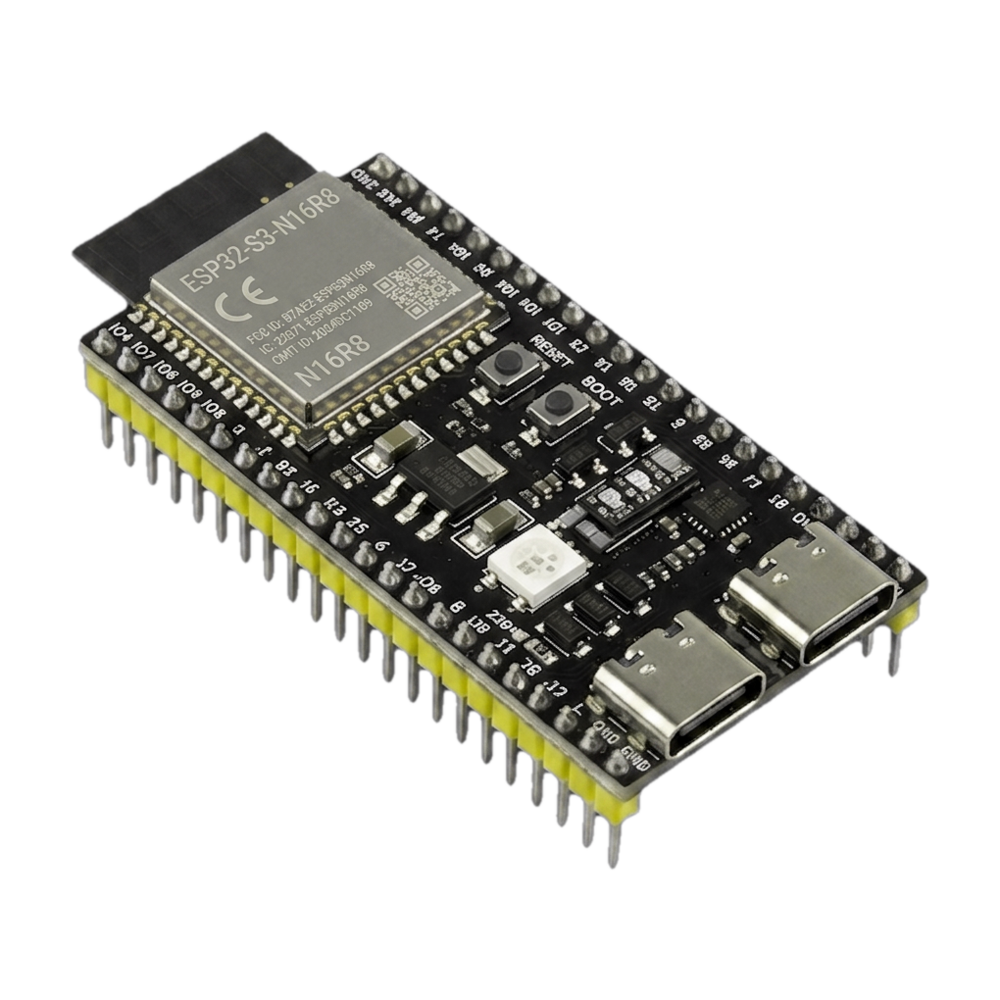 ESP32-S3-WROOM-1 N16R8 Development Board Dual USB-C WiFi en Bluetooth