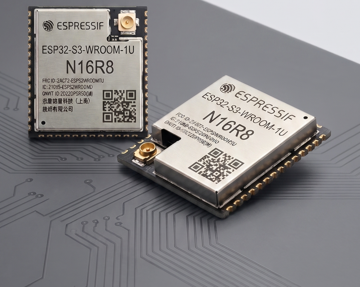ESP32-S3-WROOM-1U-N16R8 Module (16MB Flash / 8MB PSRAM) - Espressif ESP32-S3-WROOM-1U-N16R8 Module (16MB Flash / 8MB PSRAM) - Espressif