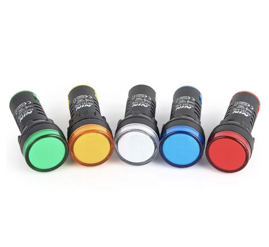 AD16-22DS LED Indicator Lamp – Rood (12V AC/DC)