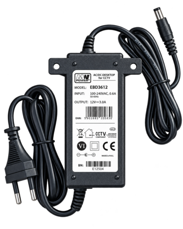 MW Power Adapter 12v 3A DC MW Power Adapter 12v 3A DC