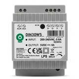 Dinrail Voeding 5V 4A
