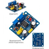 NE555 Pulsgenerator / Blokgolf Module NE555 Pulsgenerator / Blokgolf Module
