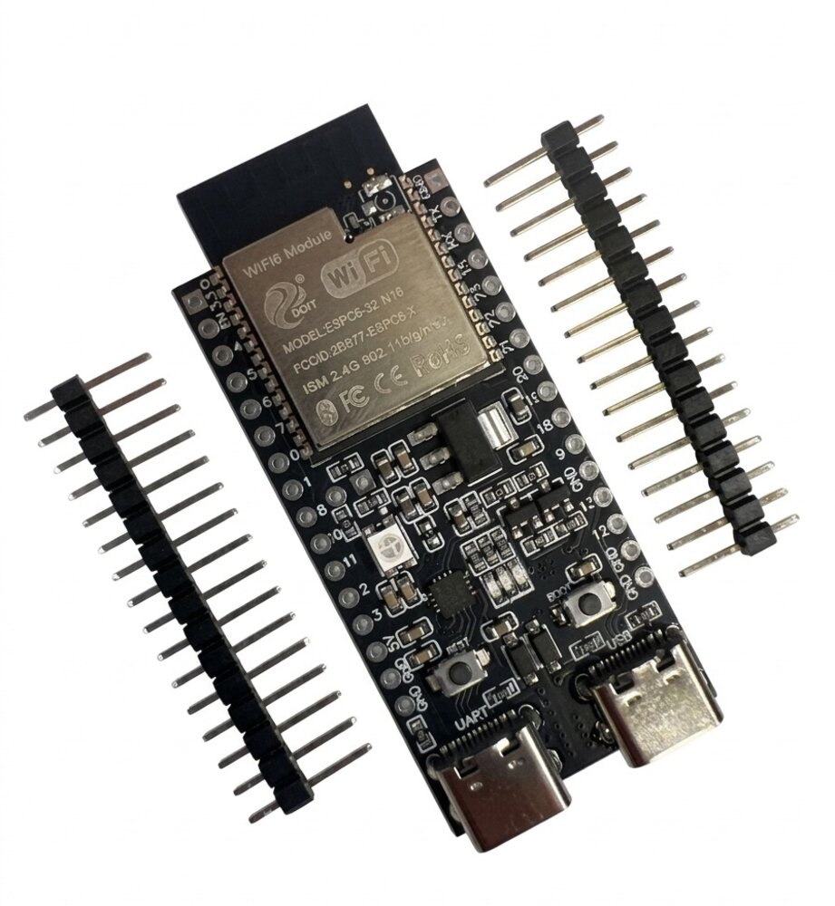 ESP32-C6 WiFi 6 & Bluetooth 5 Development Board (Dual USB-C) - 16MB Flash