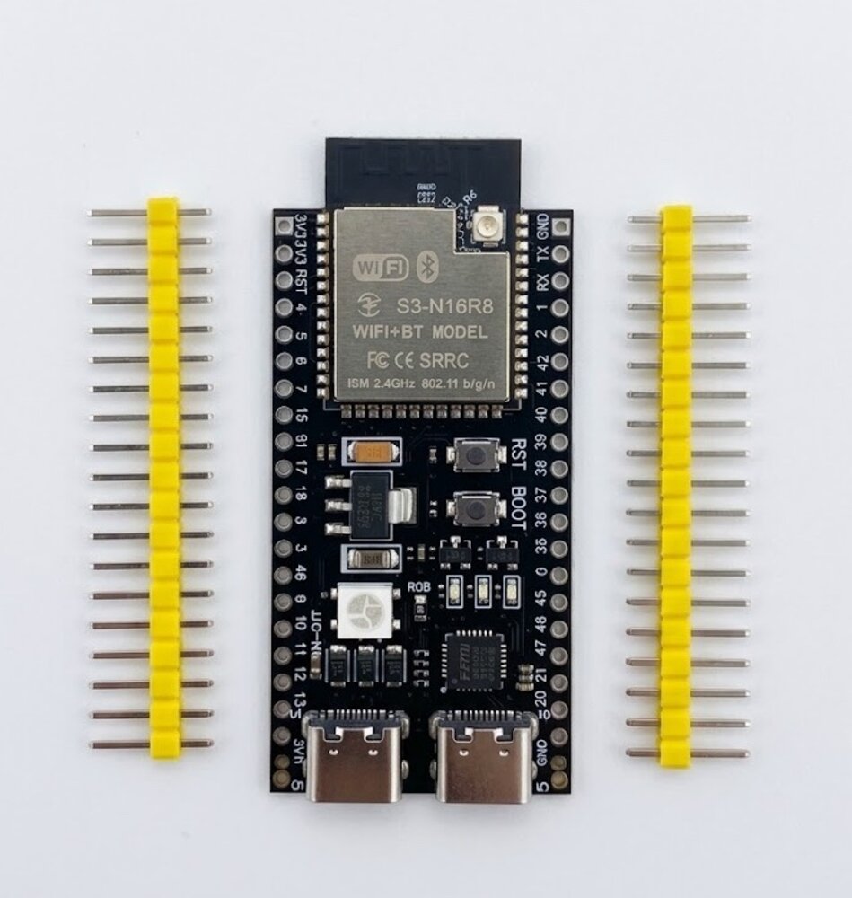 ESP32-S3 Development Board (N16R8) - WiFi & Bluetooth - Dual USB-C ESP32-S3 Development Board (N16R8) - WiFi & Bluetooth - Dual USB-C