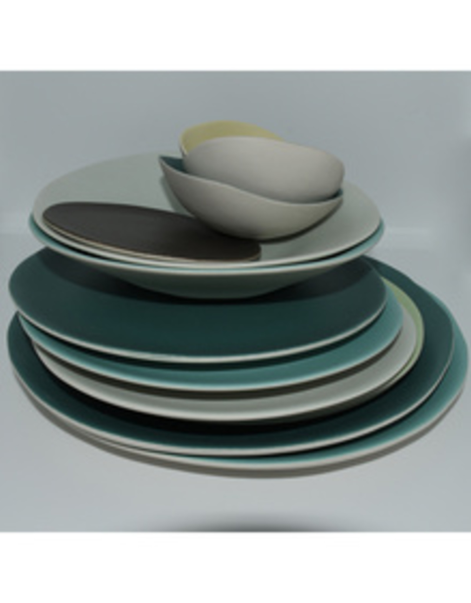 Jars Céramistes Bord  S Jardin de Maguelone - romarin