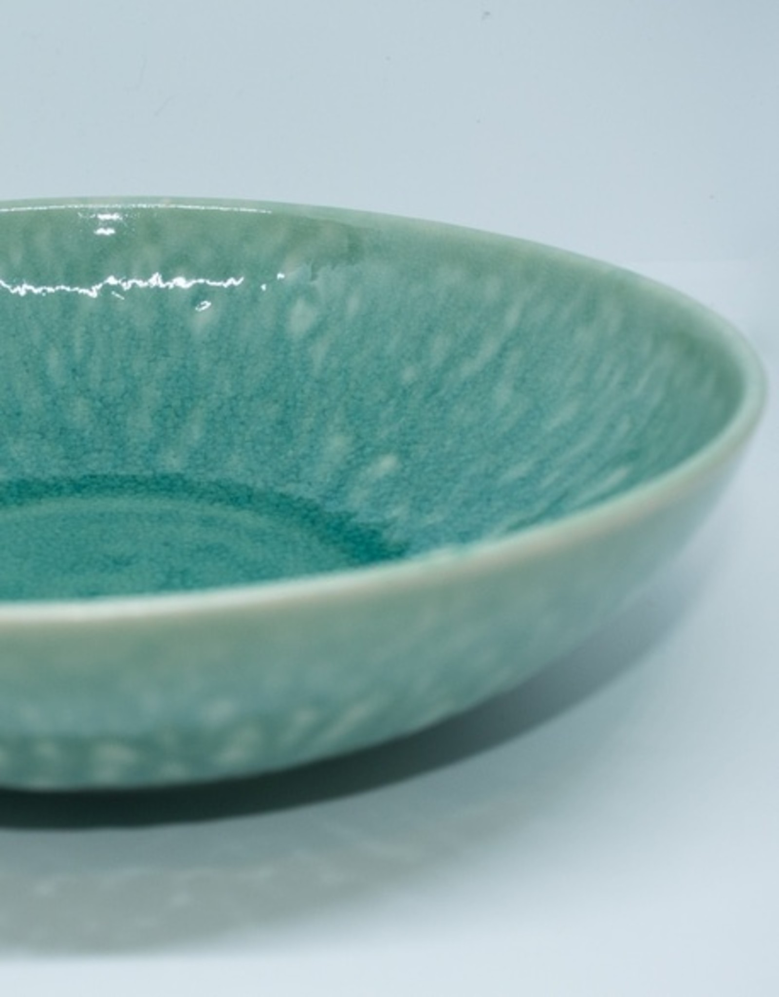 Jars Céramistes Pasta plate Tourron jade
