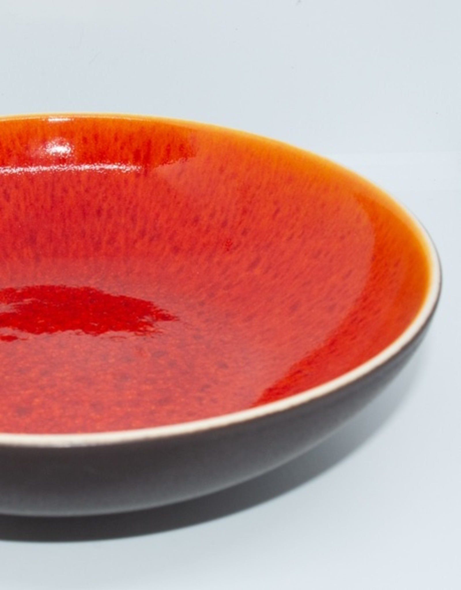 Jars Céramistes Pasta plate Tourron orange