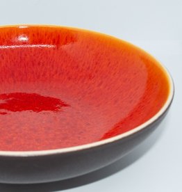 Jars Céramistes Pasta plate Tourron orange