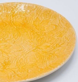 Wonki Ware Side plate 22,5 cm oranje honeycomb - Wonki Ware