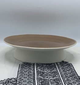 Jars Céramistes Dinner plate Maguelone chataigne