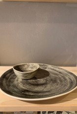 Wonki Ware Dinner plate WonkieWare Black / gray