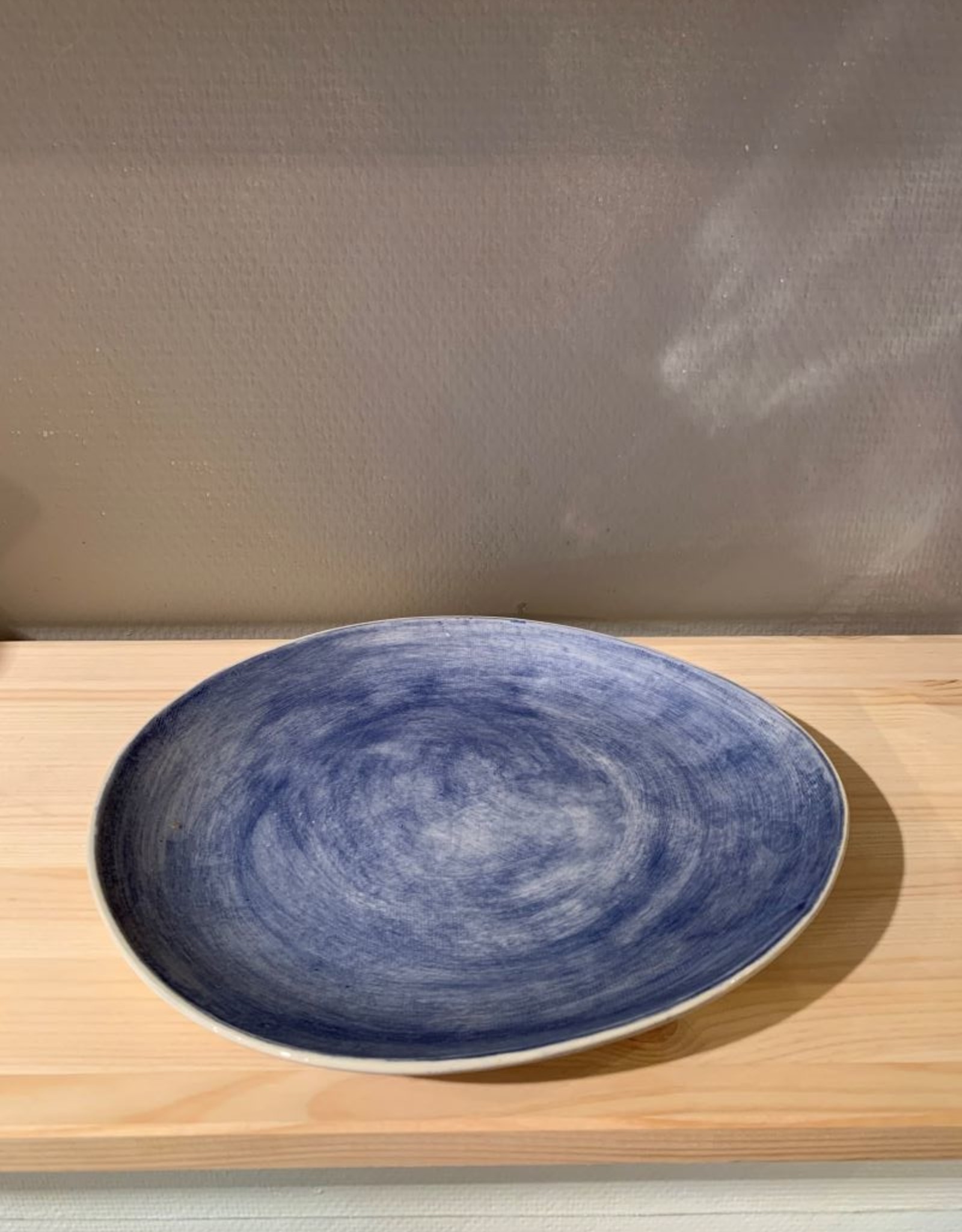 Wonki Ware Dinner plate Wonki Ware blue