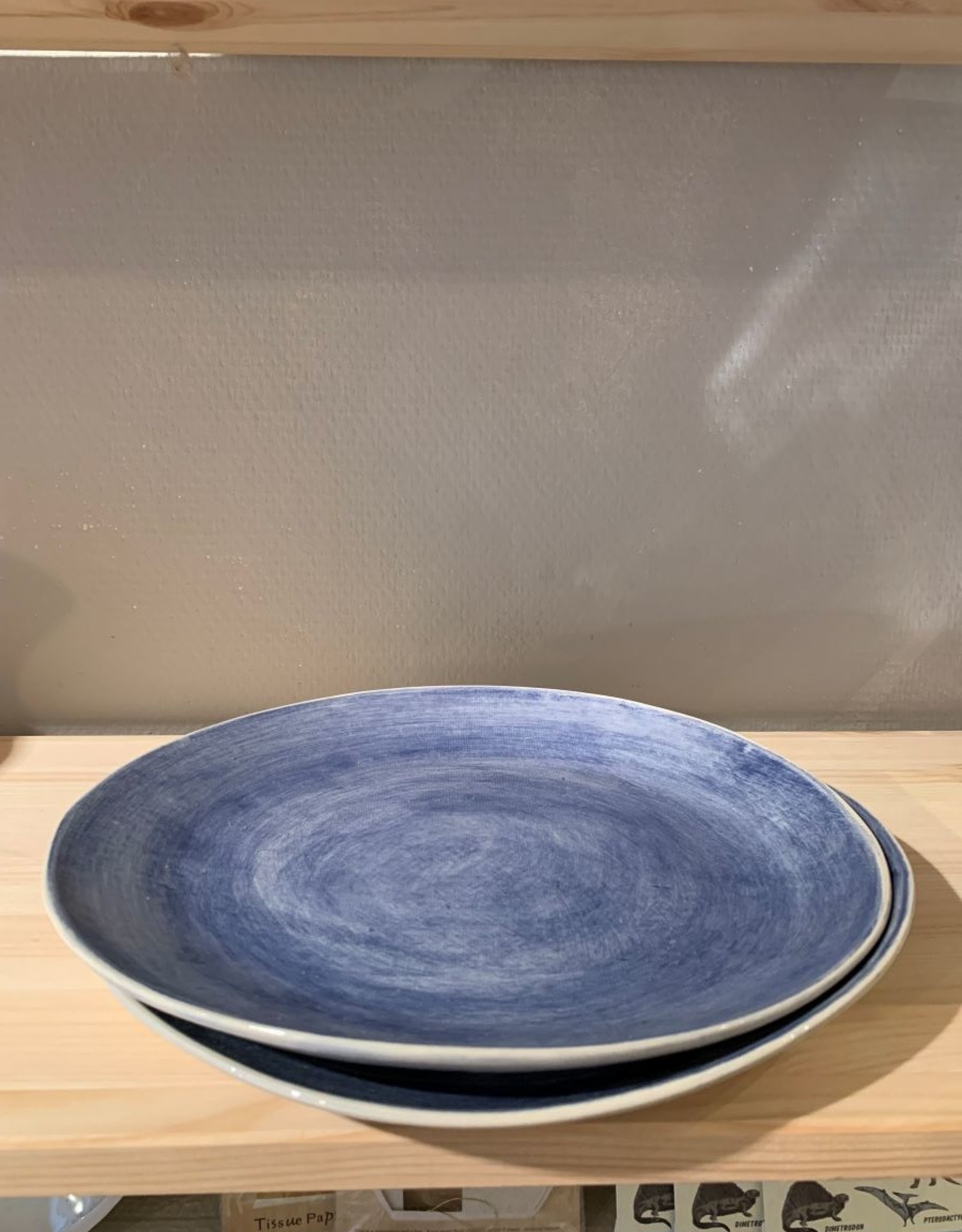Wonki Ware Dinner plate Wonki Ware blue