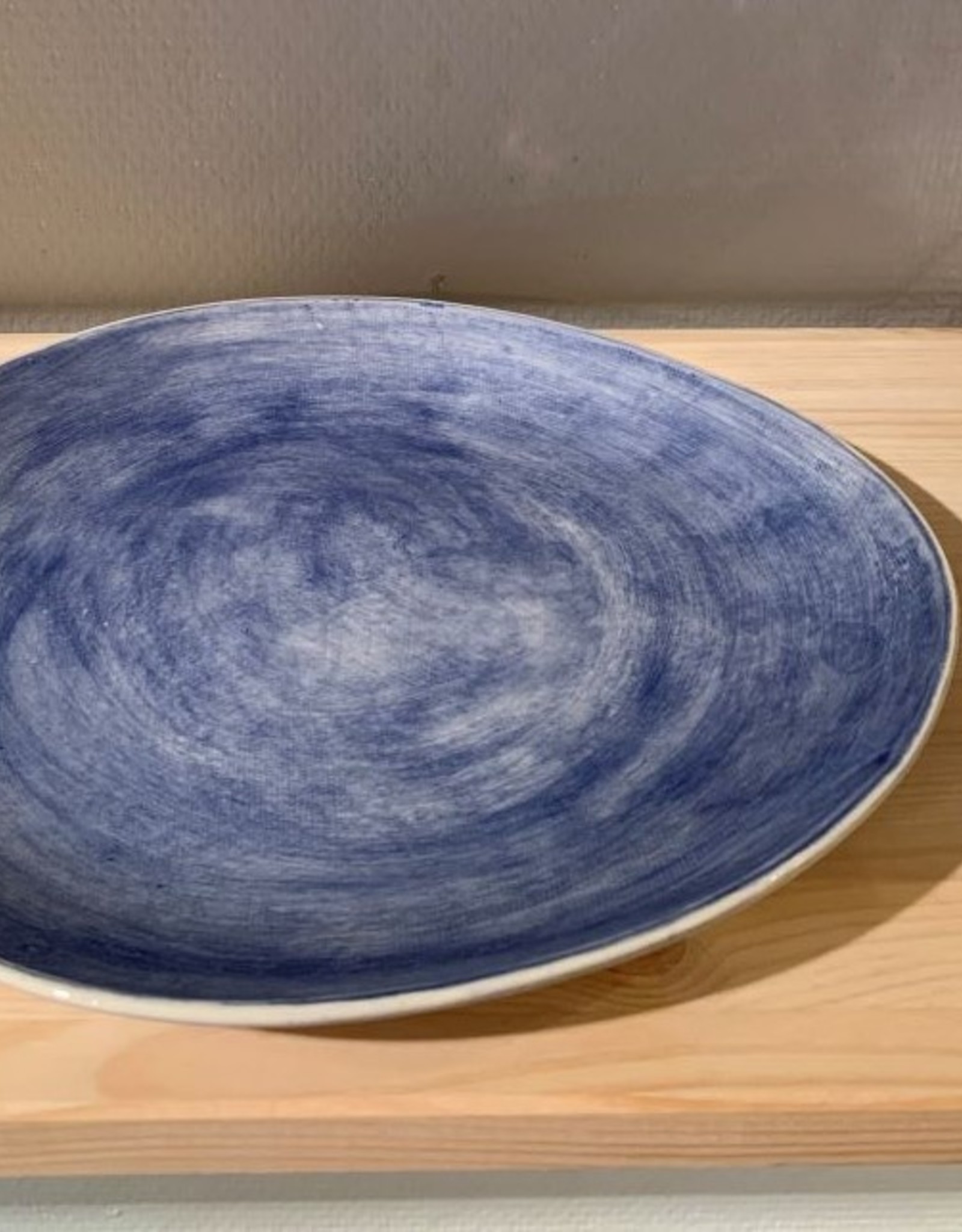 Wonki Ware Dinner plate Wonki Ware blue