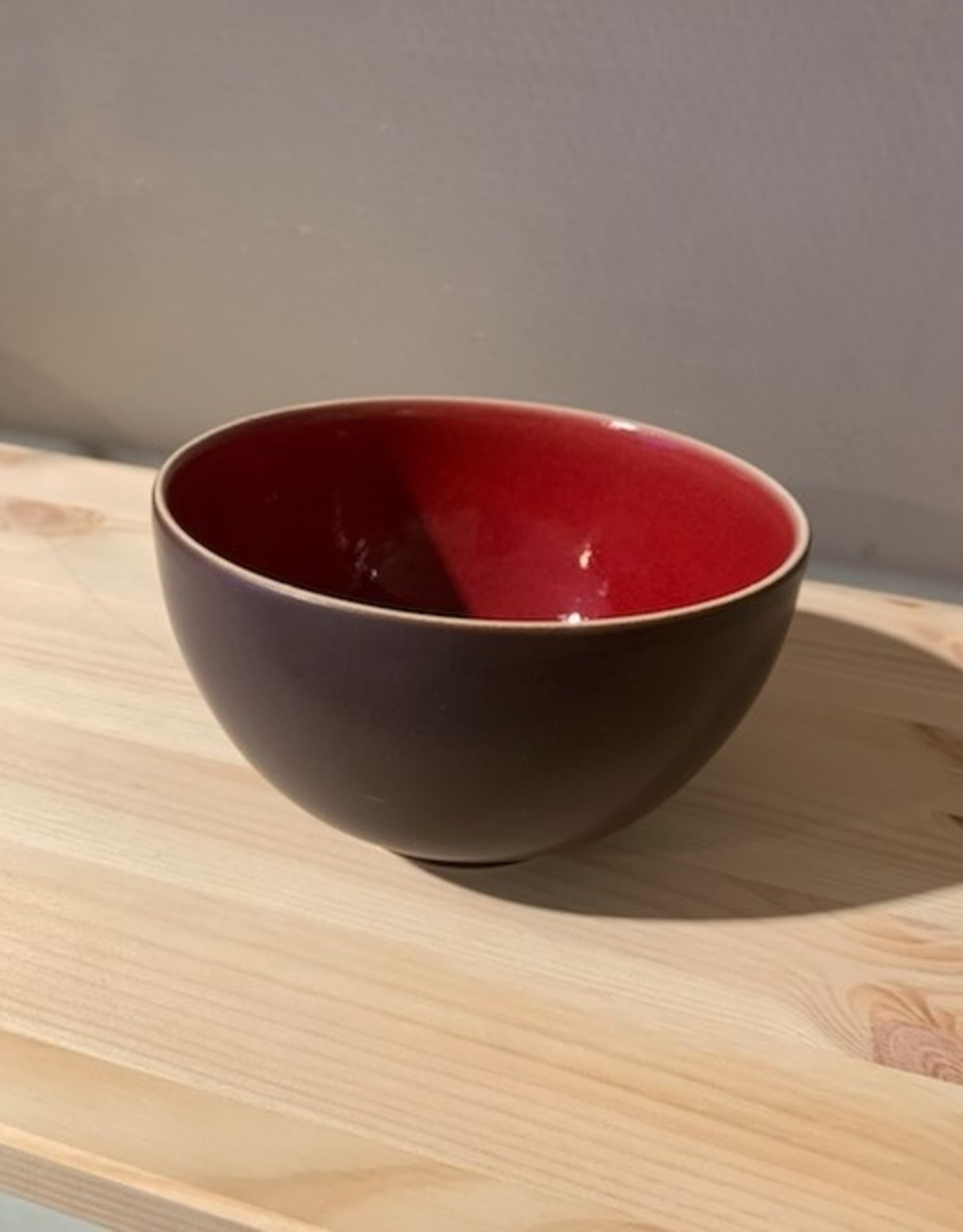 Jars Céramistes Bowl L Tourron cerise-red