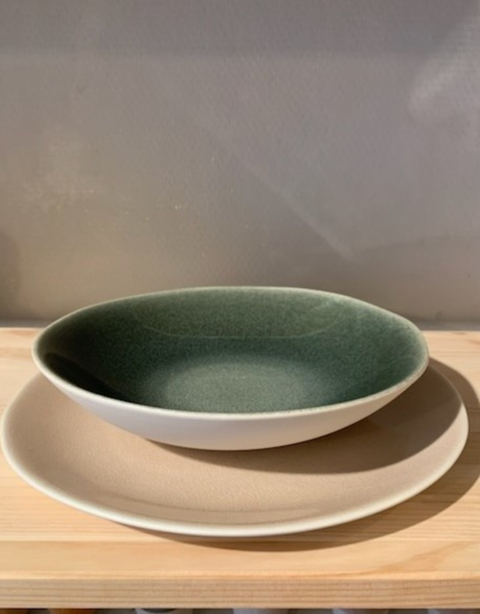 Jars Céramistes Pasta plate Maguelone orage