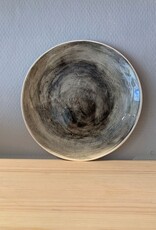 Wonki Ware Plate 22,5 cm black/gray  Wonki Ware