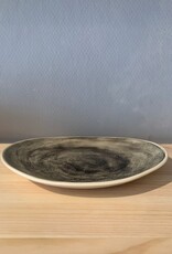 Wonki Ware Bord 22,5cm - zwart/grijs Wonki Ware