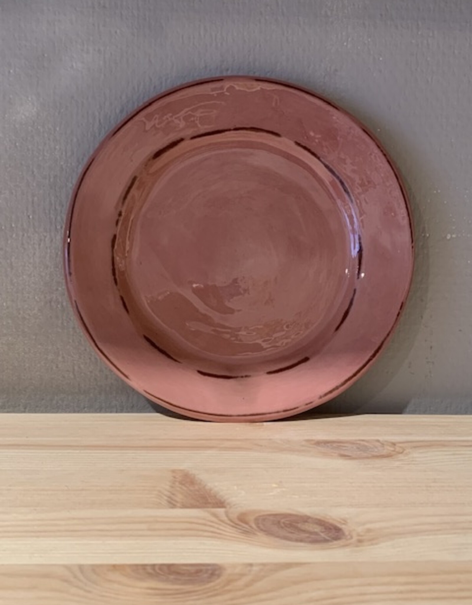Argile et couleurs Argile et Couleurs bord 21 cm ontbijt / dessert - roze