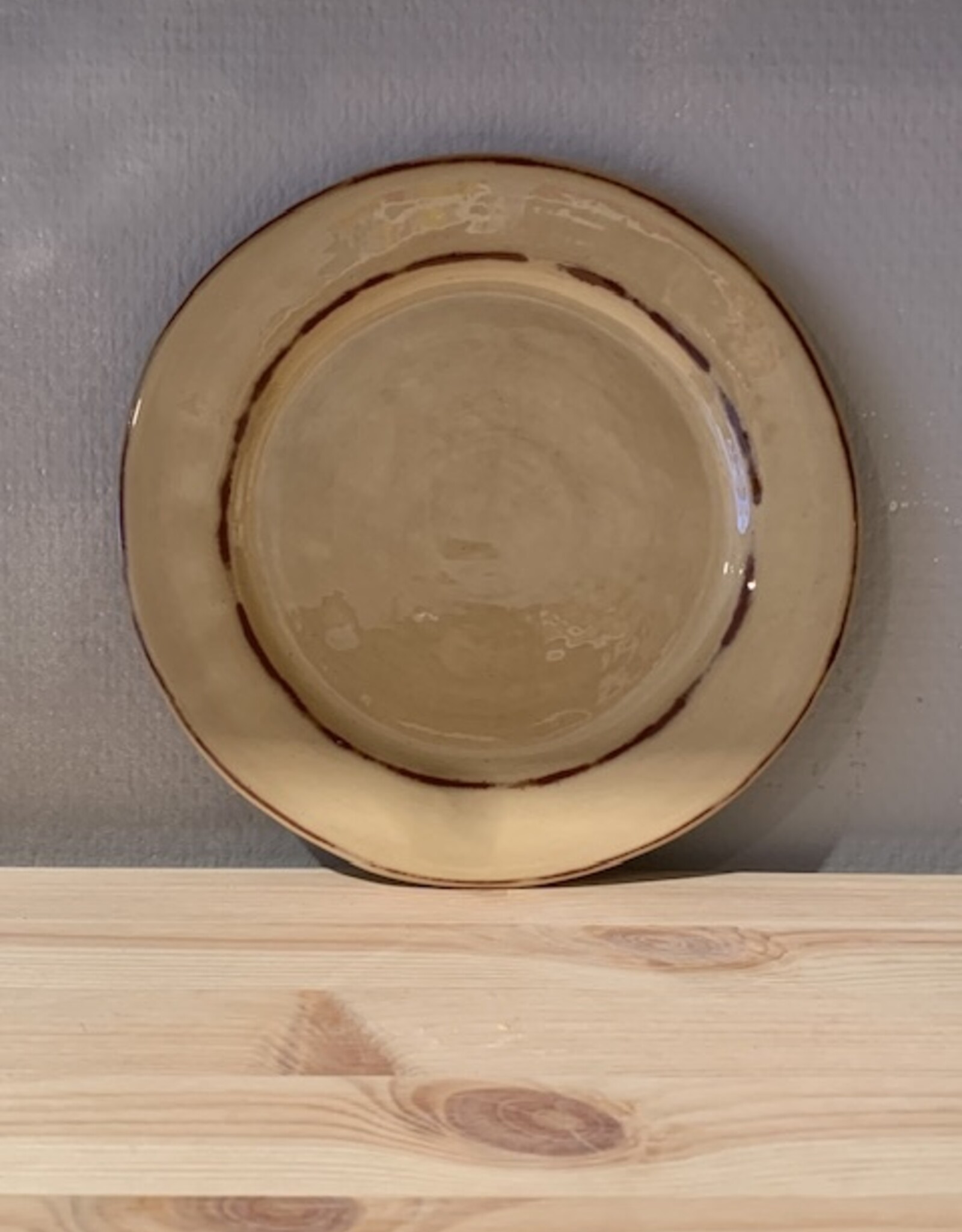 Argile et couleurs Plate 21 cm Argile -beige