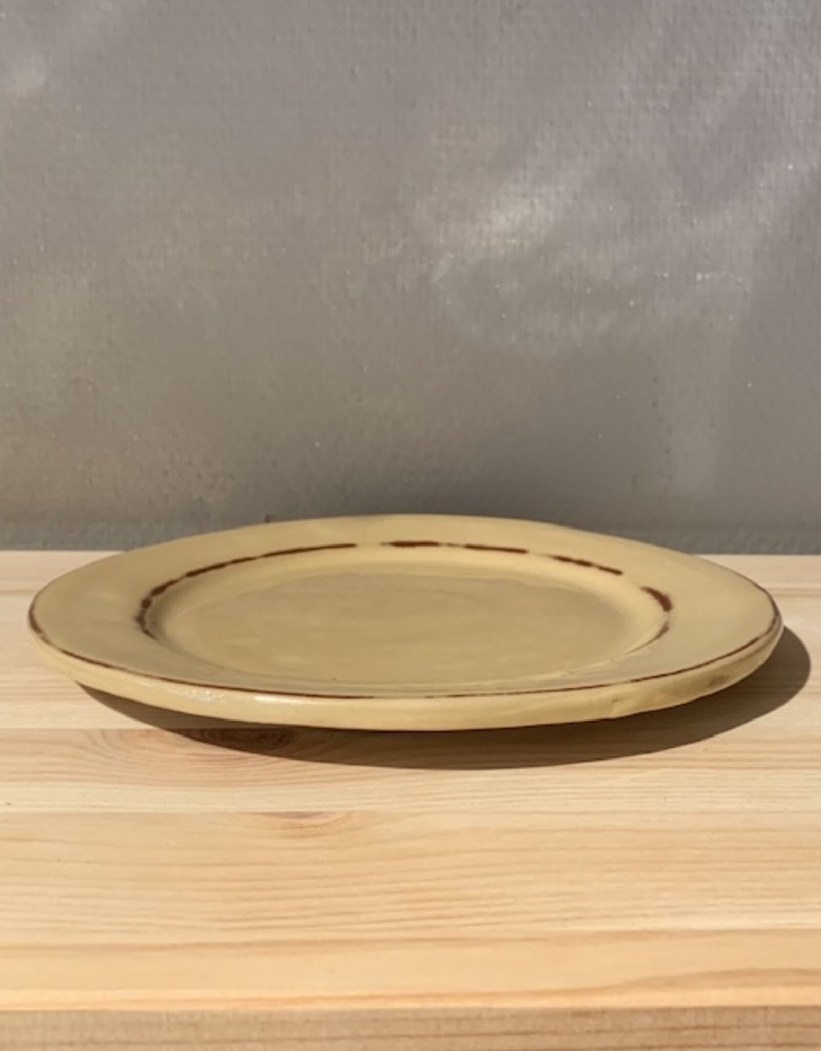Argile et couleurs Plate 21 cm Argile -beige