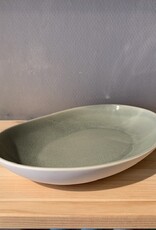 Jars Céramistes Oval dish Maguelone - cachemire