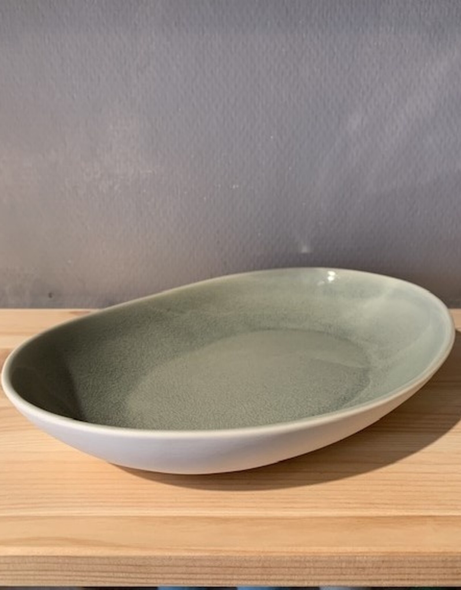 Jars Céramistes Oval dish Maguelone - cachemire