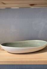 Jars Céramistes Oval dish Maguelone - cachemire