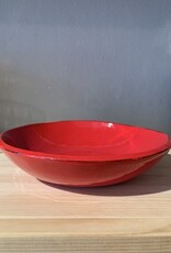 Argile et couleurs Deep plate Argile red
