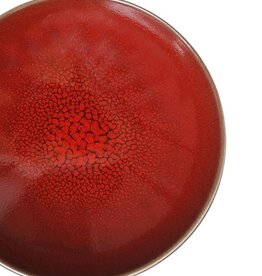 Jars Céramistes Bord S Tourron cerise (rood)