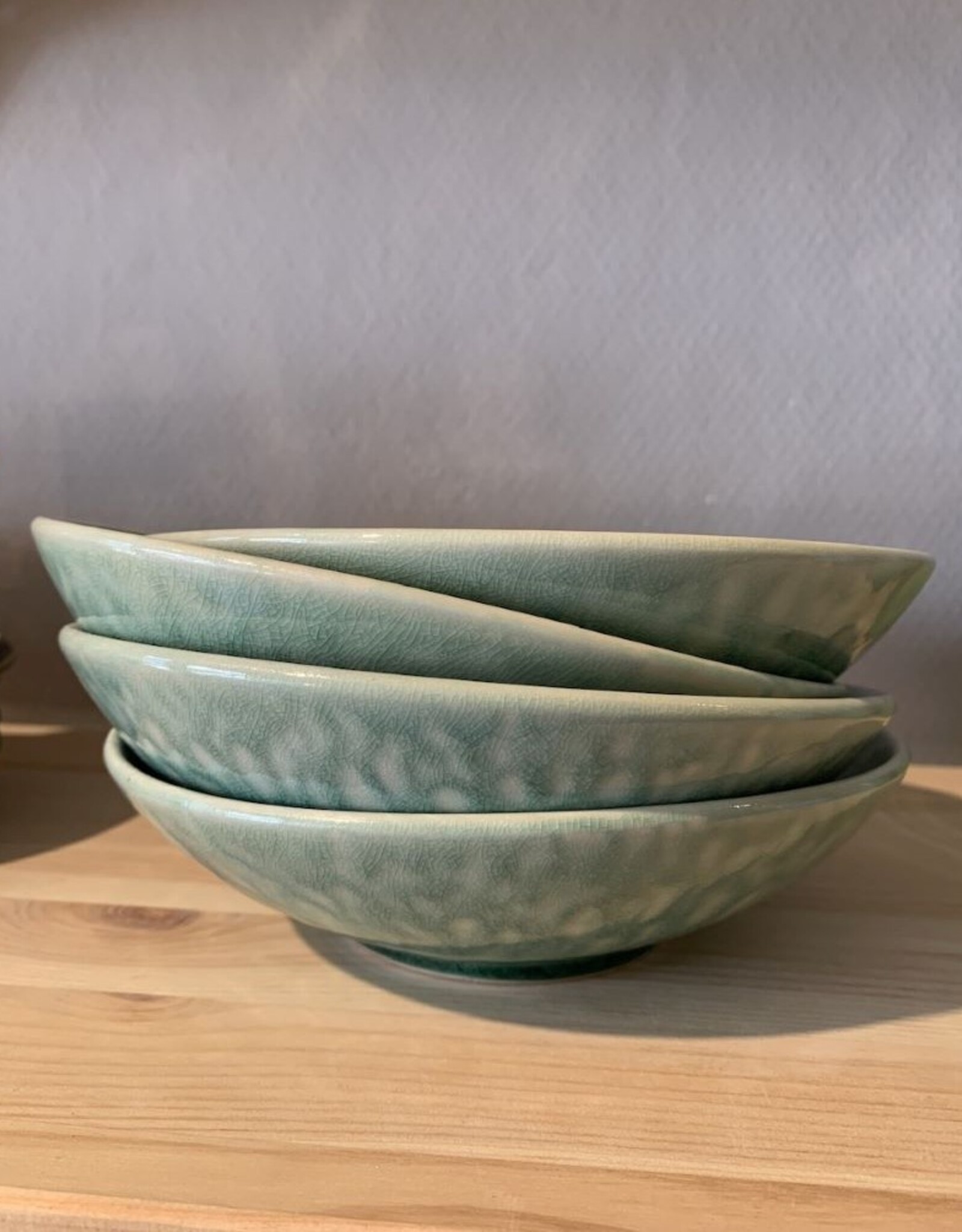 Jars Céramistes Deep plate Tourron jade
