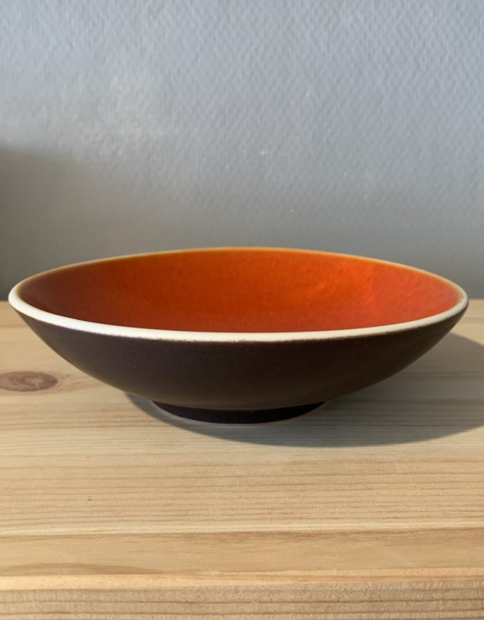 Jars Céramistes Deep plate Tourron orange