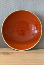 Jars Céramistes Deep plate Tourron orange