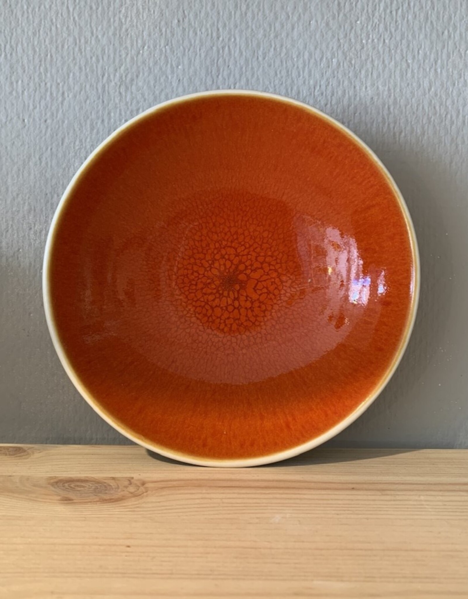 Jars Céramistes Deep plate Tourron orange