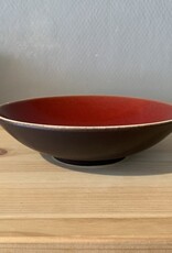 Jars Céramistes Deep plate Tourron cerise (red)