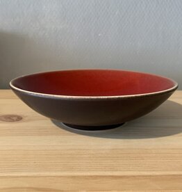 Jars Céramistes Diep bord Tourron cerise