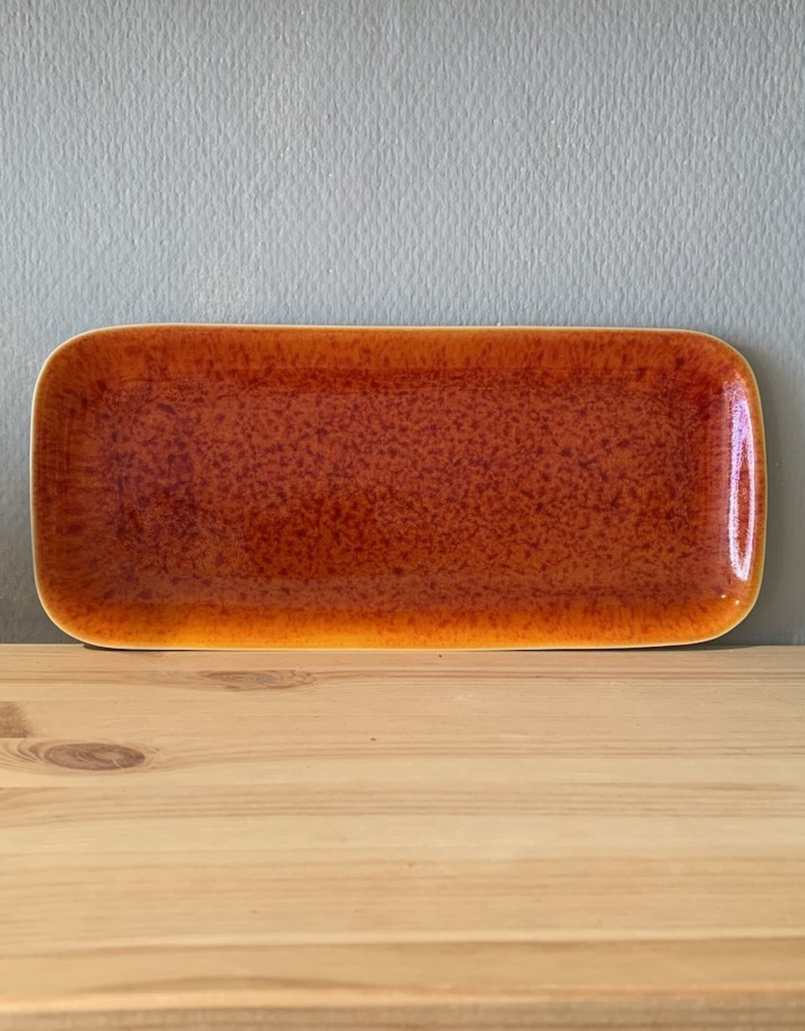 Jars Céramistes Platter Tourron orange