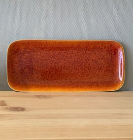 Jars Céramistes Platter Tourron orange