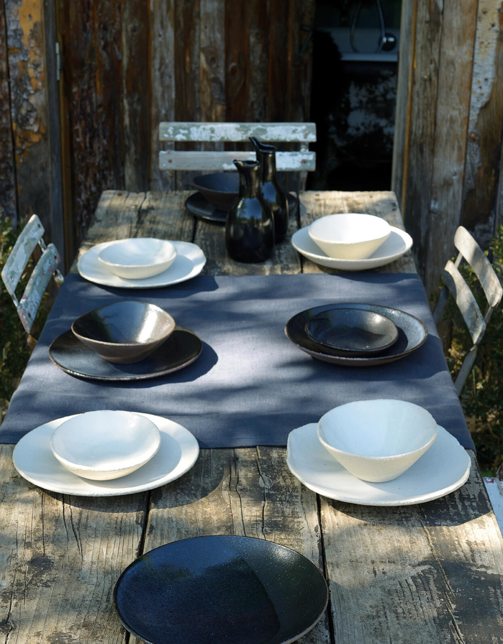 Jars Céramistes Ovaal bord roze  - Wabi