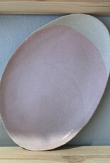 Jars Céramistes Oval dish Wabi - pink