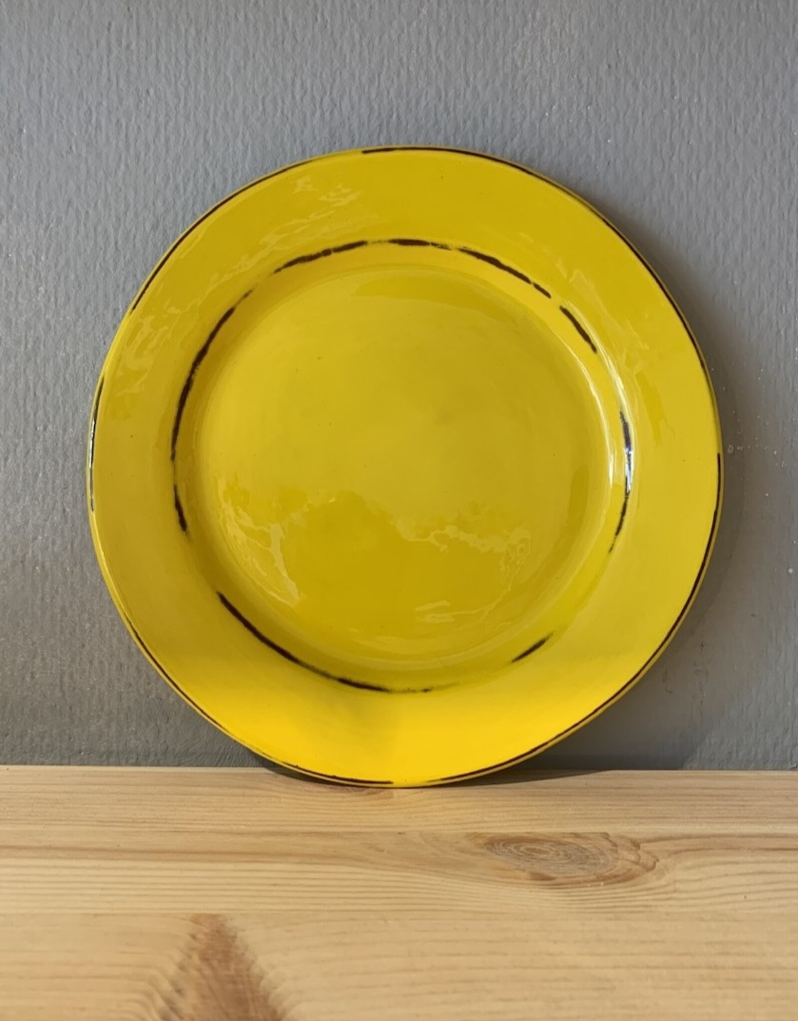 Argile et couleurs Plate 21 cm Argile -yellow
