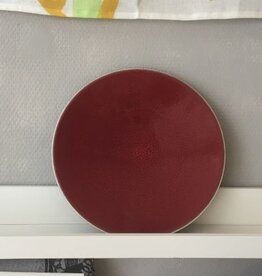 Jars Céramistes Dinner plate Tourron cerise