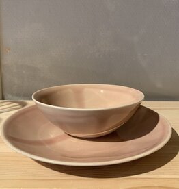 Nosse Plate Smooth 23 cm - soft pink