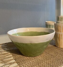 Duro Salad bowl Terra - gray-green