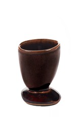 Uncharted - Serax Egg cup Out of Lines - set of 2-ochre