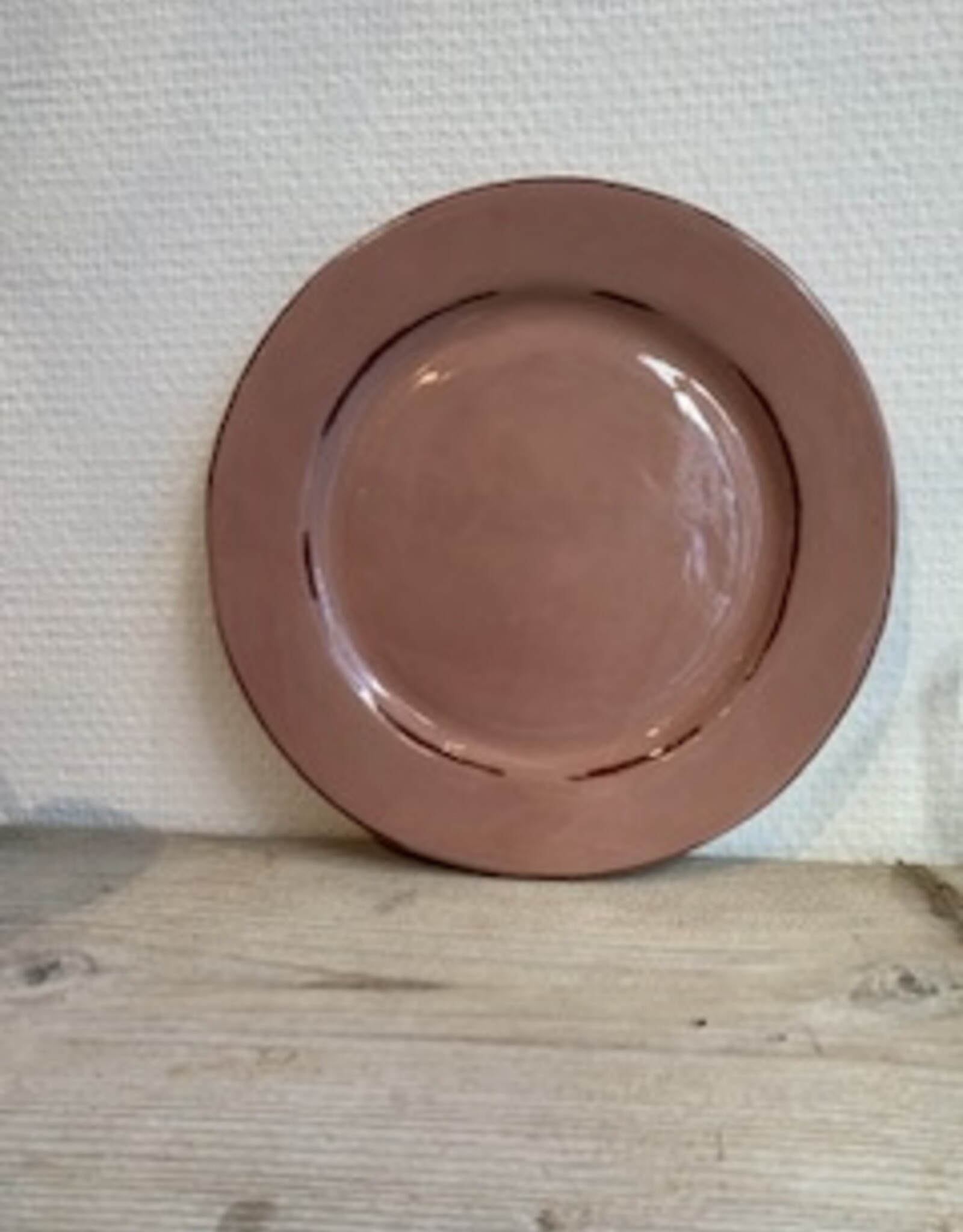 Argile et couleurs Plate 21 cm Argile - pink