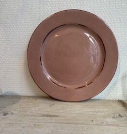 Argile et couleurs Plate 21 cm - pink