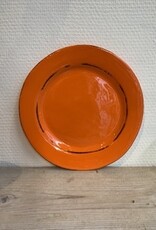 Argile et couleurs Plate 21 cm Argile - orange
